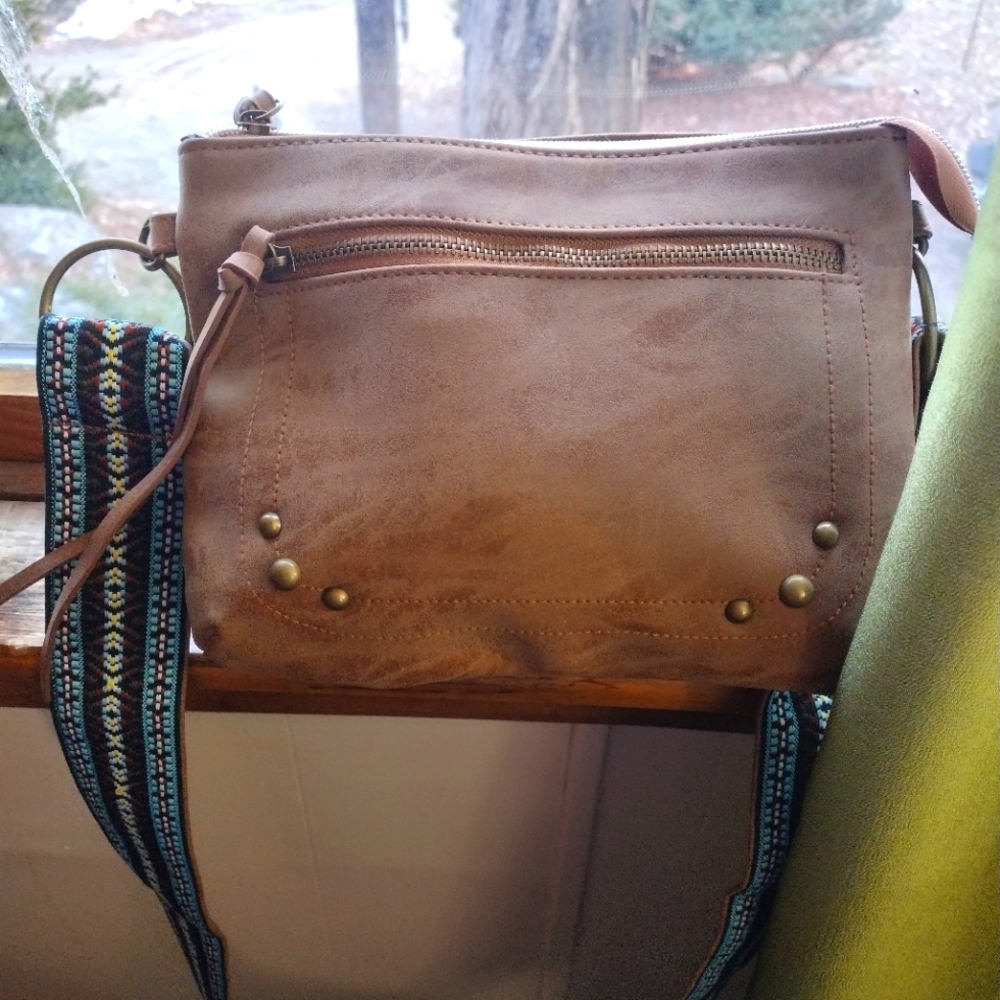 Vegan Boho Aztec crossbody